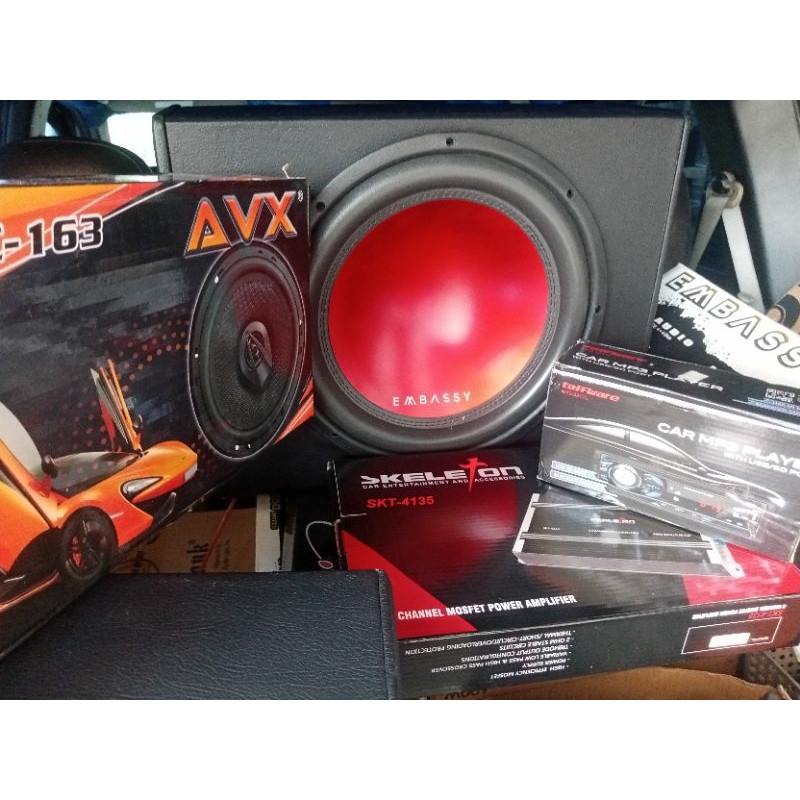 paket audio mobil L300 grand max truk canter carry