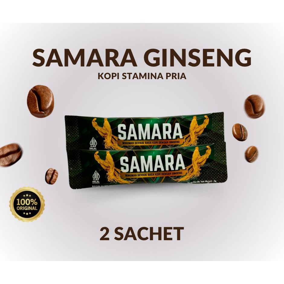 

SAMARA 2 SACHET MINUMAN SERBUK RASA KOPI DENGAN GINSENG