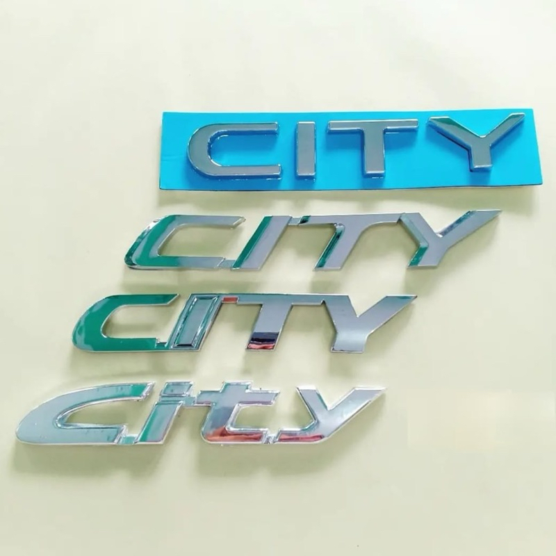 Emblem logo CITY honda ukuran original bagasi