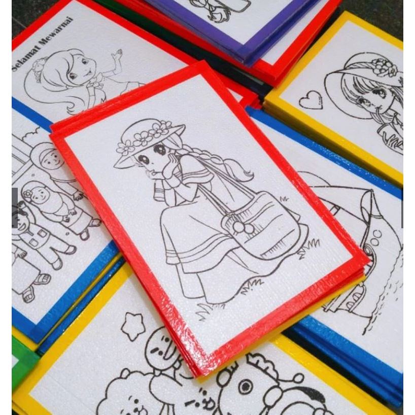 

PAKET 100 STEROFOAM GAMBAR UKURAN 33X50X1 cm list lakban / gabus lukis / lukisan / mewarnai sterofoam / cocok untuk anak 2 sampai 12 tahun