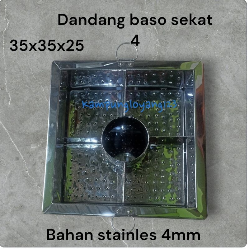 dandang panci baso sekat 4 dandang pangsit