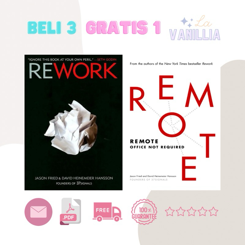 

Remote Rework by Jason Fried David Heinemeier Hansson