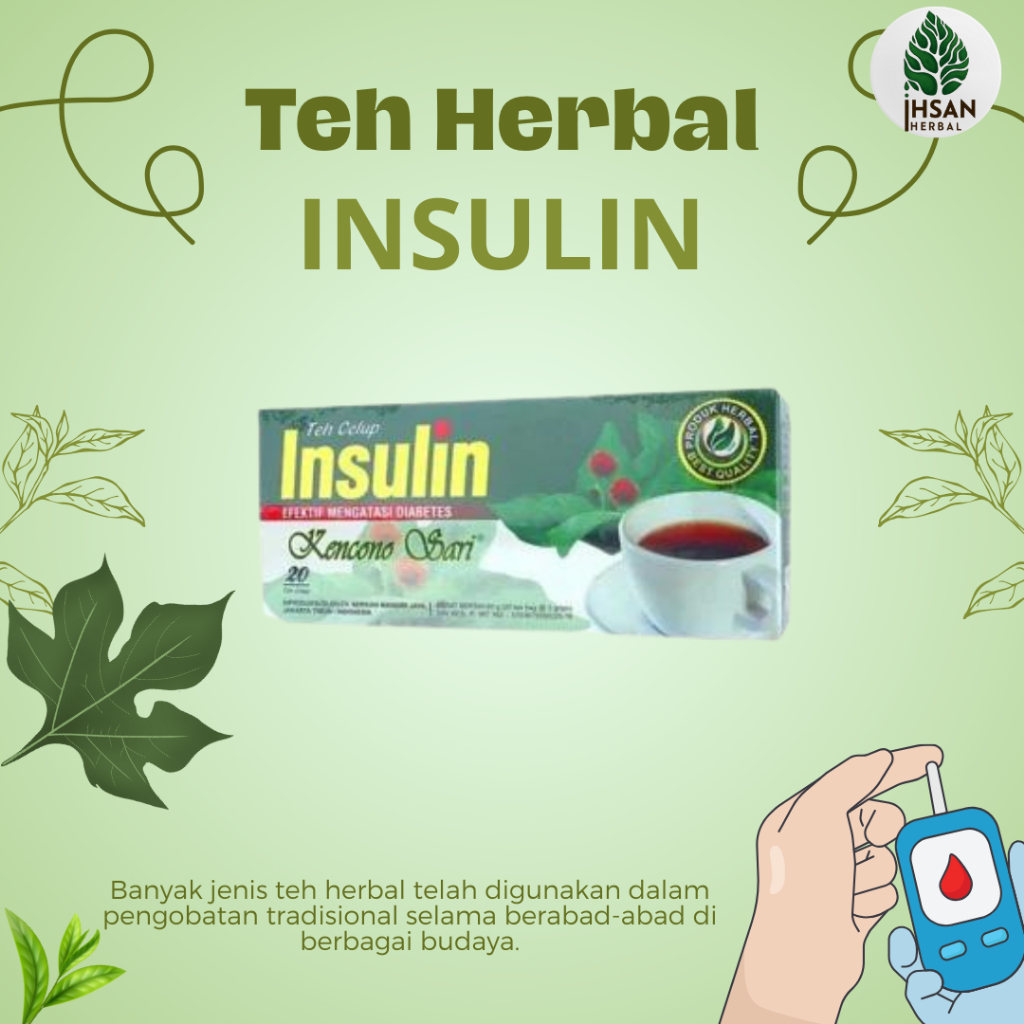 

TEH DAUN ISULIN CELUP 20 KANTONG ORIGINAL HERBAL DIABETES