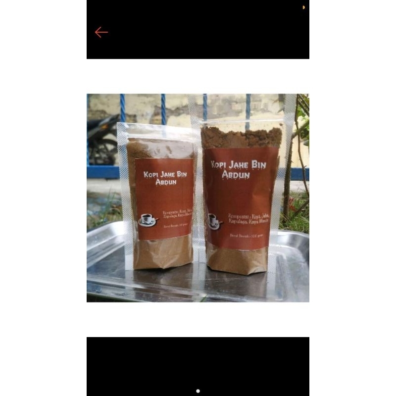 

Kopi jahe bin abdun