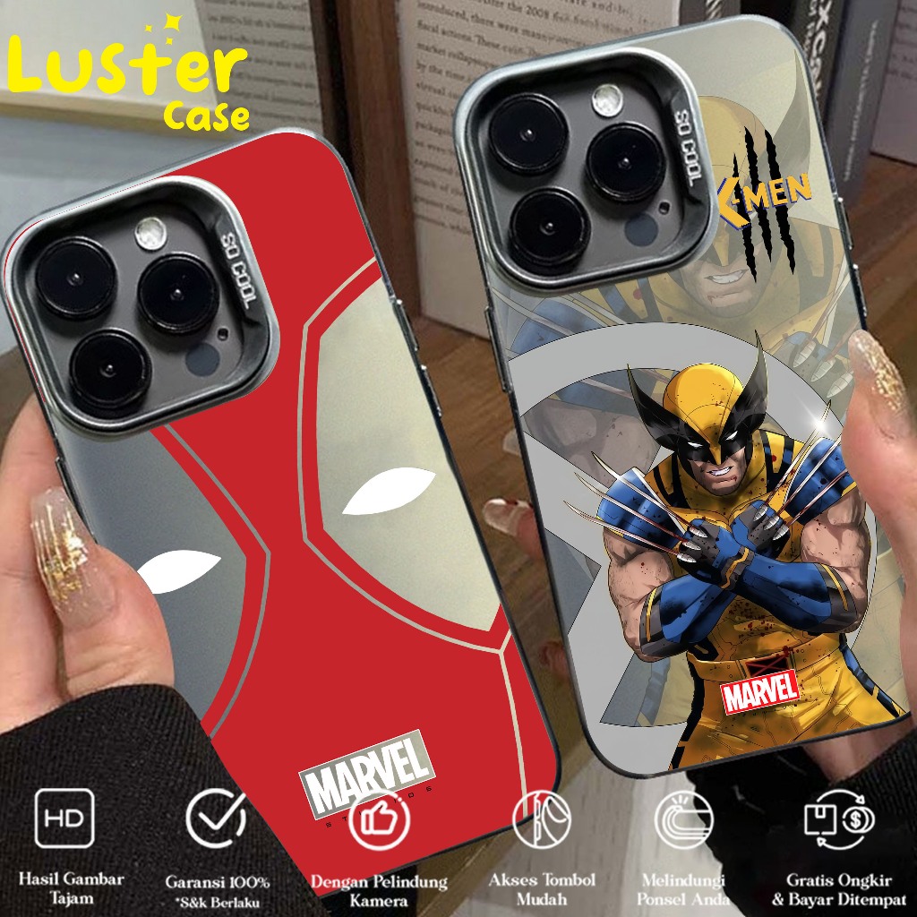 

Case Xiaomi Redmi 9A 12C 13C 8/8A Pro 9 10 4g 12 4g 13 A1 2022 Casing Iphone Premium Matte Hard Casing - Case IMD - Case Hologram Motif DEADPOOL Cool - Case Socool