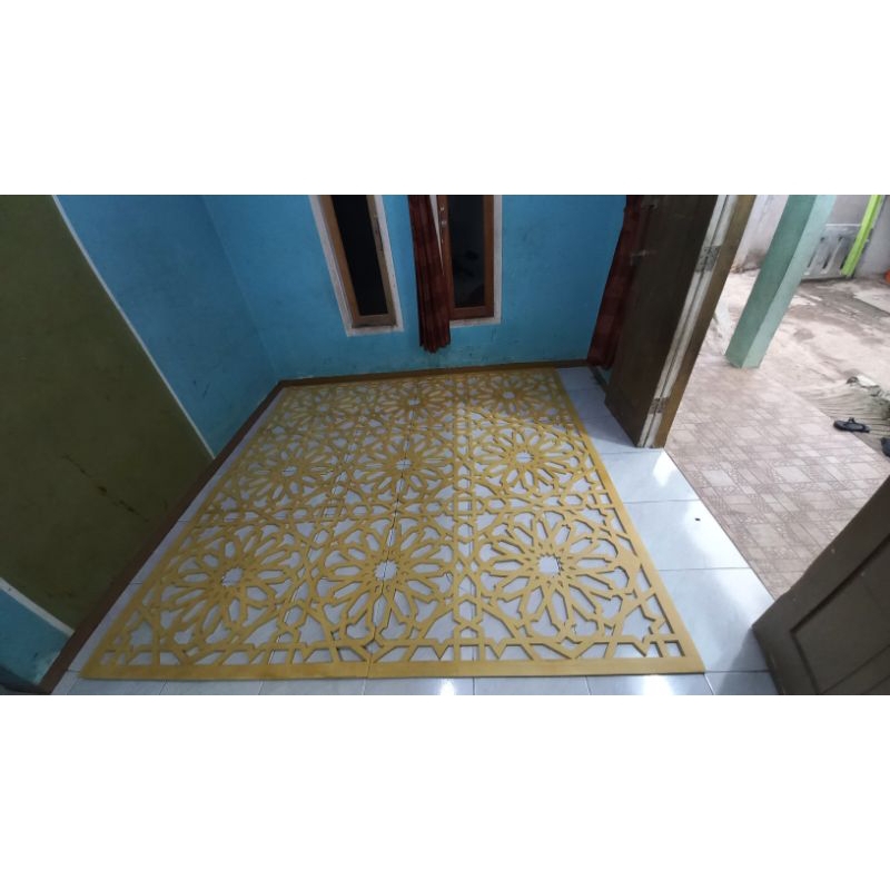 Backdrop Pelaminan // Ukiran Spons Karet