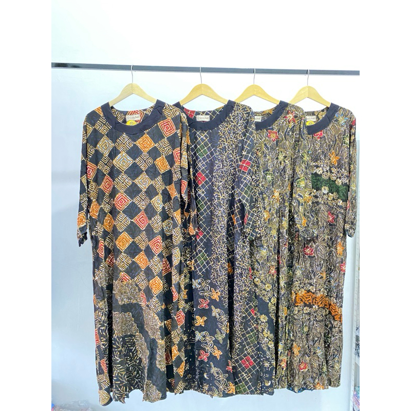 Daster Qonita Lengan Panjang Ld  Sanrina Kombinasi Tidak Busui