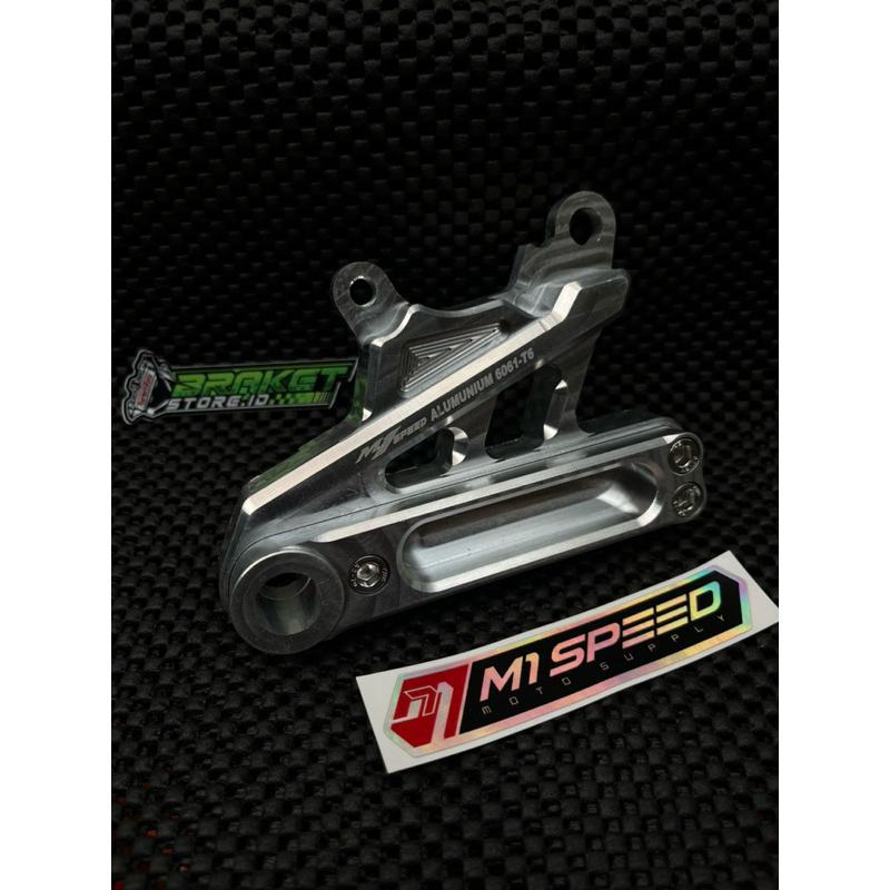 Breket Bracket kaliper CNC Belakang RCB / Nissin 2p Untuk ninja rr disc 220mm