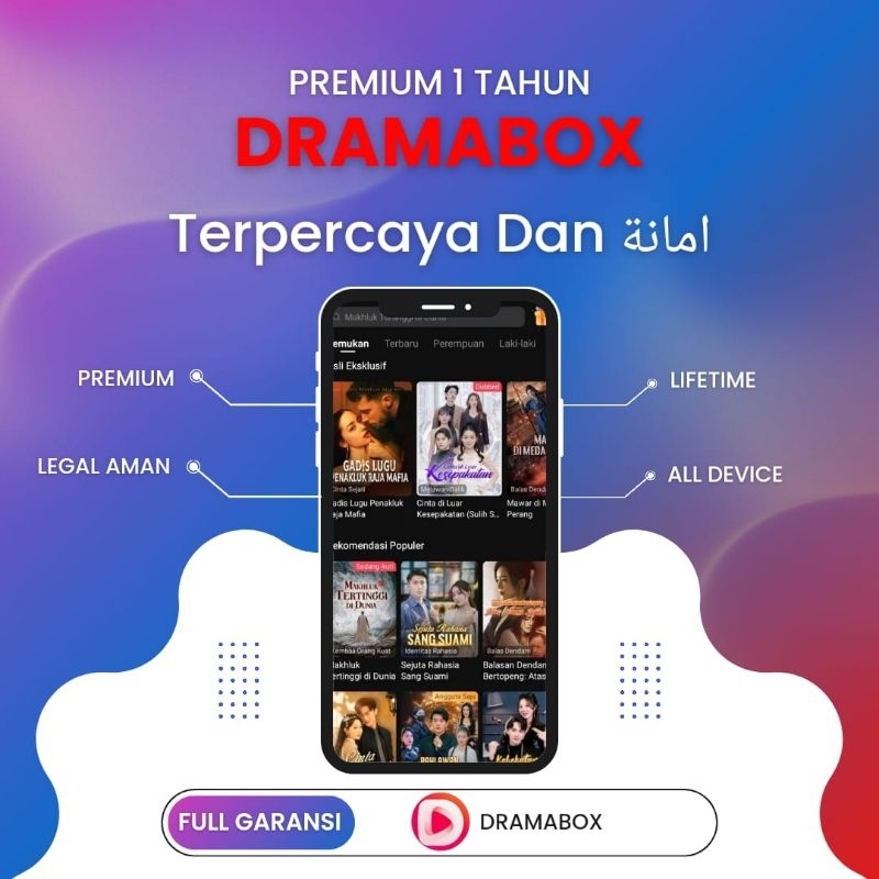 LAYANAN LIFETIME DRAMABOX PREMIUM ALL DEVICE