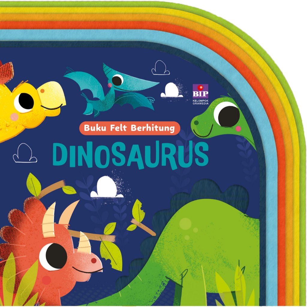 Gramedia - Buku Felt Berhitung: Dinosaurus
