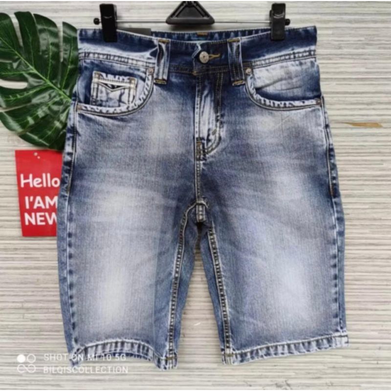 CELANA PENDEK PRIA JEANS LOIS / Celana Jeans Pendek Pria Original 100% Lois Model Terbaru