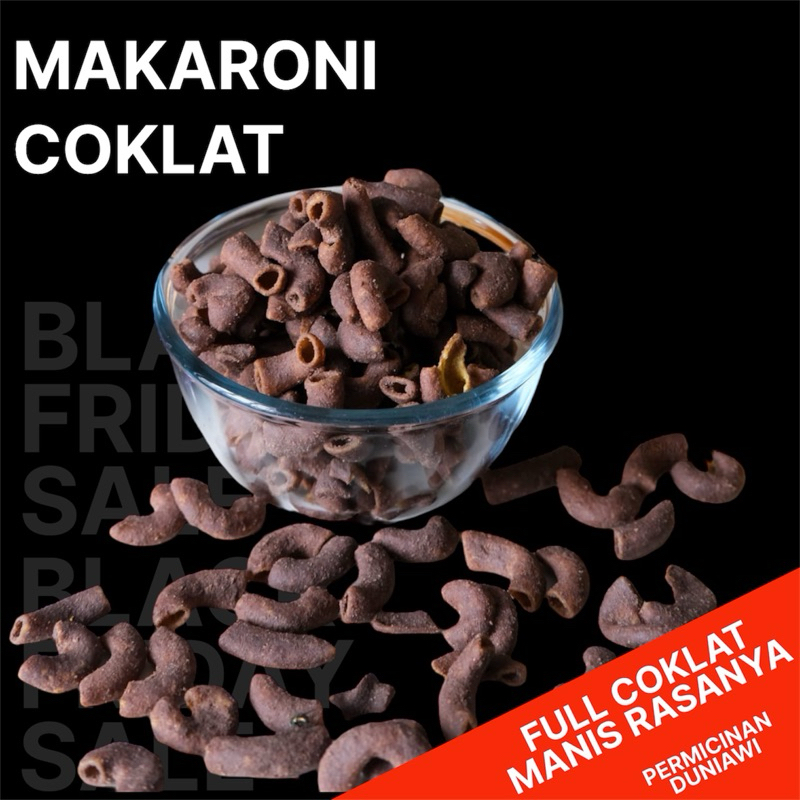 

OLEH OLEH SNACK MAKARONI KILOAN COKLAT MURAH MANIS ENAK COKELAT GLOSIR 1KG VIRAL MANIS