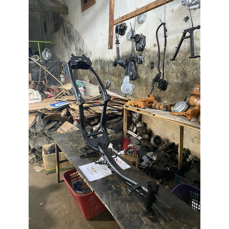 Kerangka Frame Honda Supra Fit New rangka Supra fit new Original Copotan