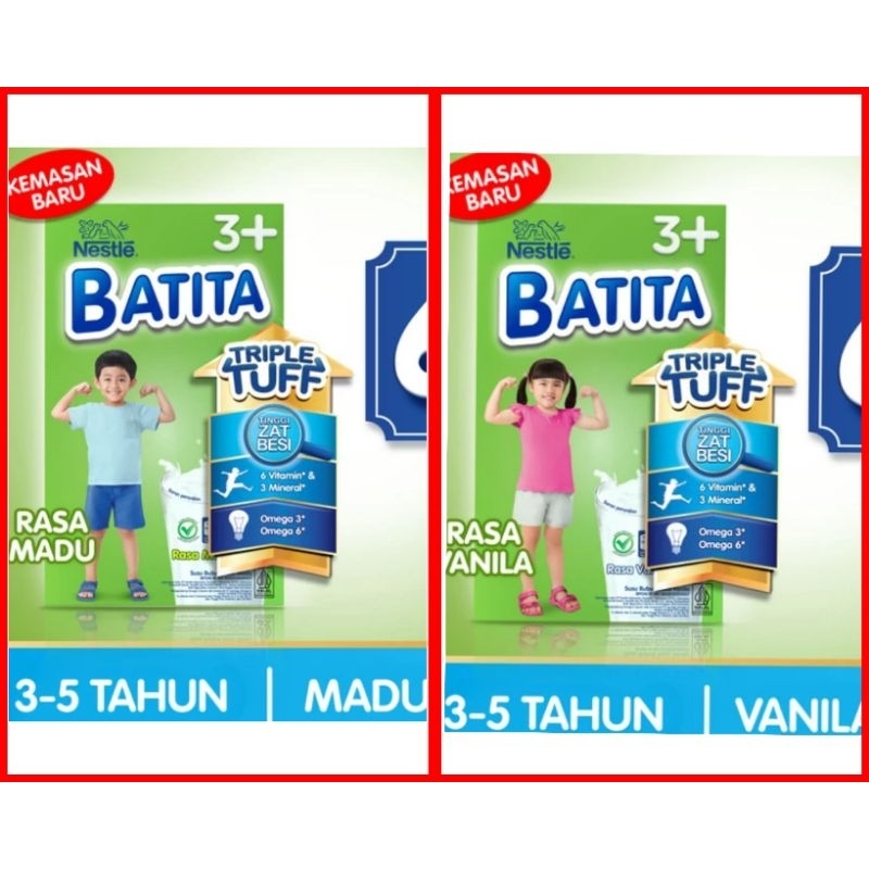 

Batita 3+ madu dan vanila 850 gram Nestle