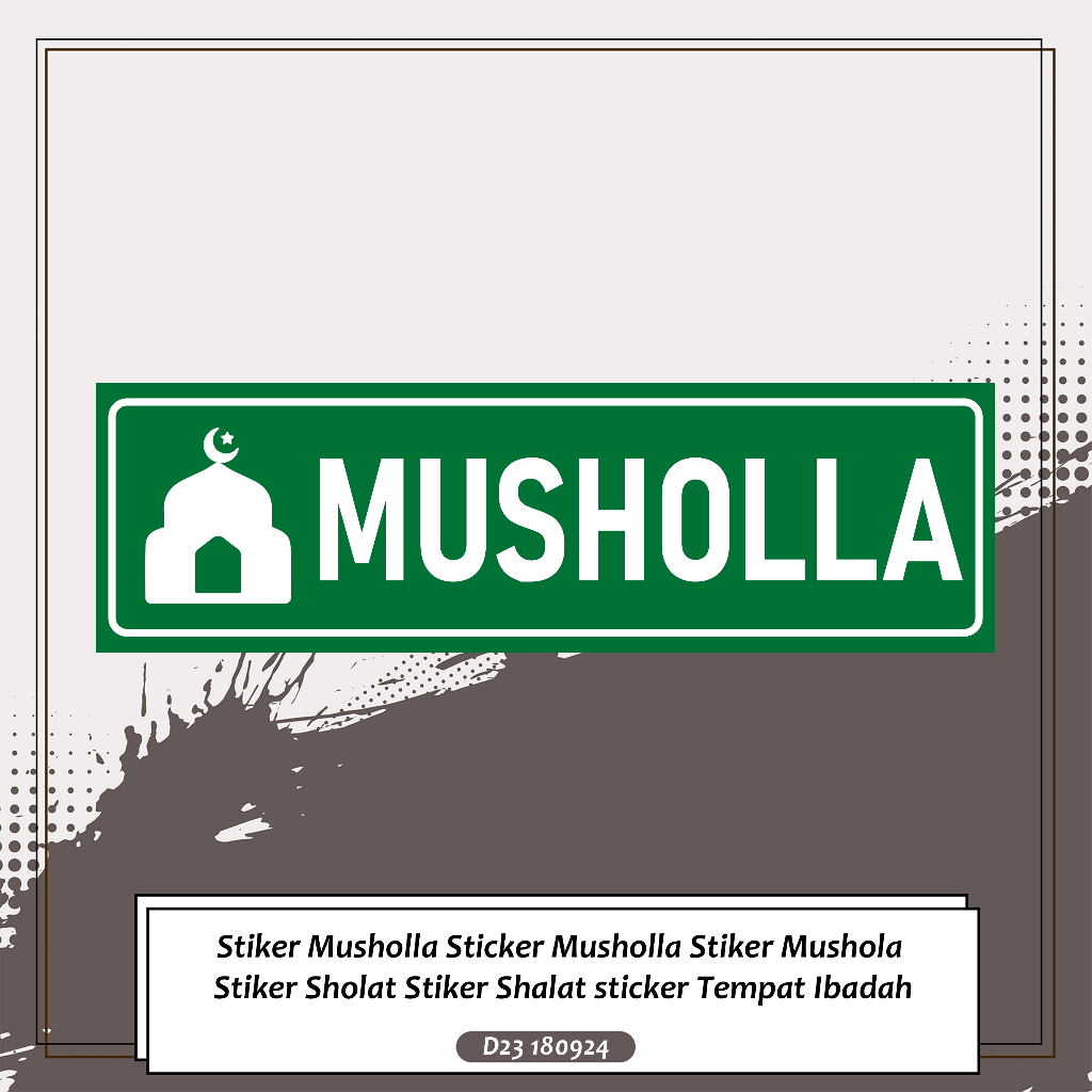 

Stiker Musholla Sticker Musholla Stiker Mushola Stiker Sholat Stiker Shalat sticker Tempat Ibadah