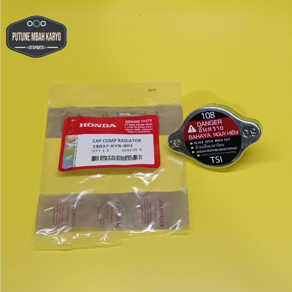 Tutup Radiator Cap Comp Radiator Motor Vario 110 Karbu Vario Techno 110 Karbu KVB