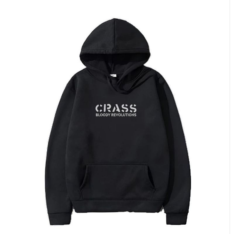 JAKET HOODIE CRASS // jaket punk // jaket Rock // Hoodie Punkrock