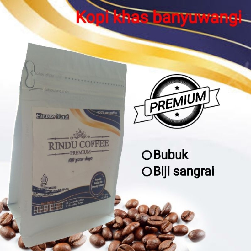 

RINDU_COFFEE.Houseblend kopi banyuwangi 200g