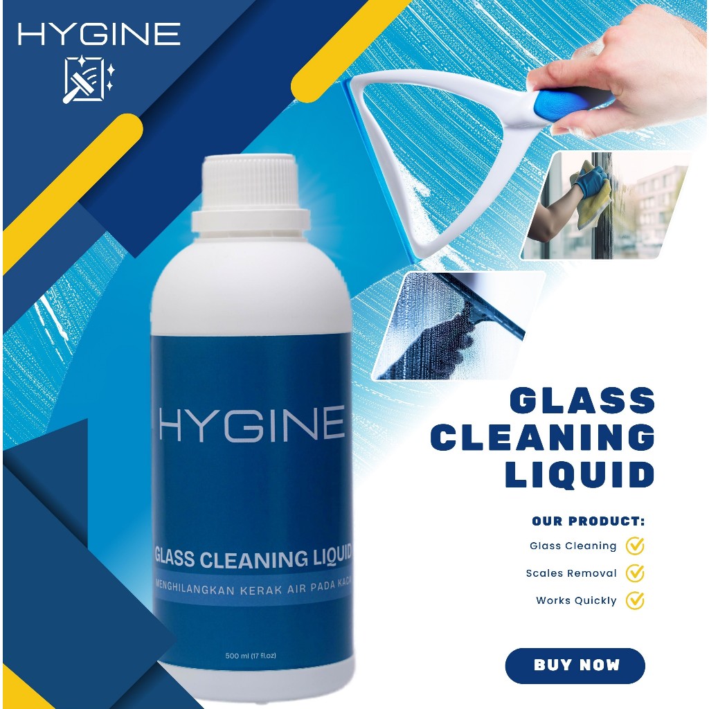 Pembersih Kaca HYGINE / Pembersih kerak / Cairan Pembersih Kaca
