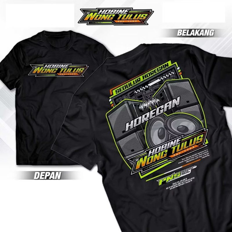 Kaos Sound System Audio Hobine Wong Tulus Horeg Vibes Baju Sound System Engineer Speaker Sound