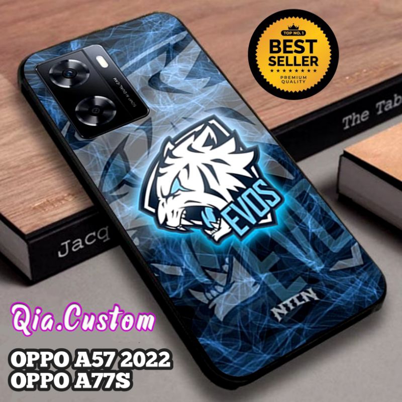 Promo COD Case Oppo A57 2022 / Oppo A77S Terbaru Fashion Gambar Mobile Legend Evos Motif Aesthetic  