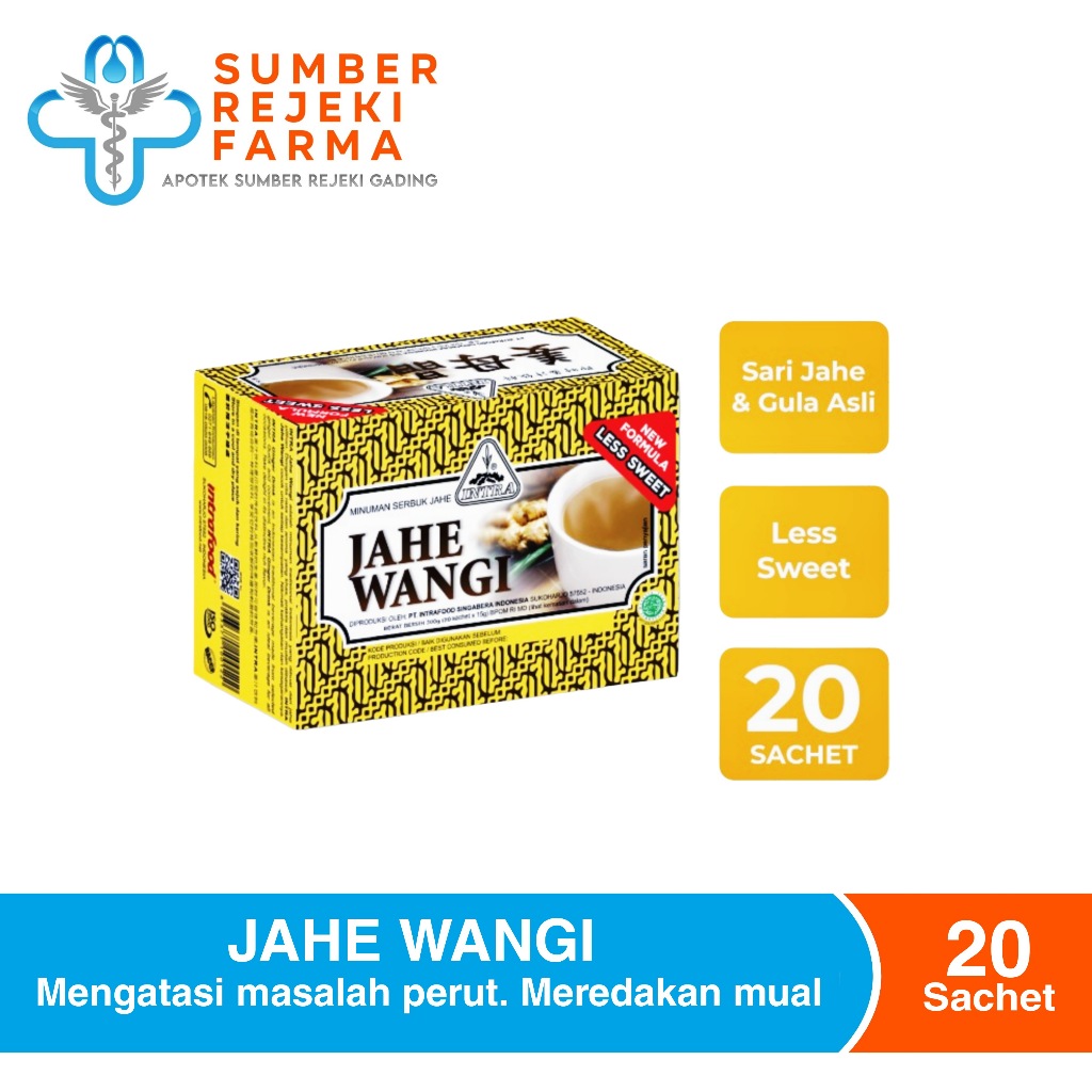 

Intra Jahe Wangi (Box) Isi 20 Sachet