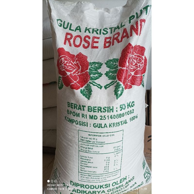 

Gula pasir rose brand