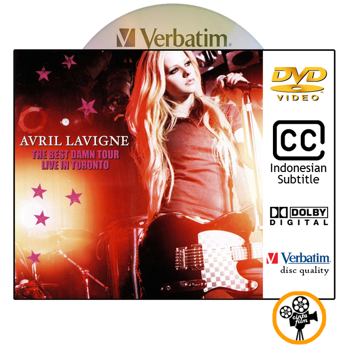 kaset DVD film konser musik Avril Lavigne: The Best Damn Tour - Live In Toronto (2008)