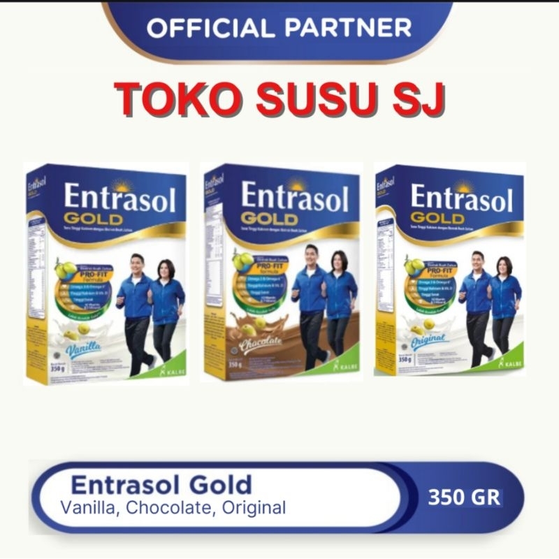 

ENTRASOL GOLD VANILA COKLAT PLAIN 350 GRAM/350GR/370