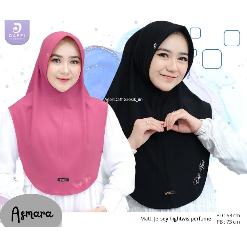 Daffi Hijab - ASMARA series Hijab Instan warna terbaru