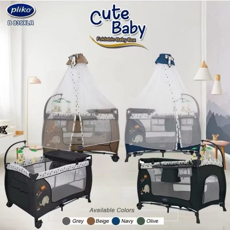 Box bayi Pliko – D Cute Baby Box B-839-XLR (preloved)
