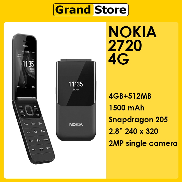 Nokia 2720 Flip 4G 2019 original Dual Sim kaios