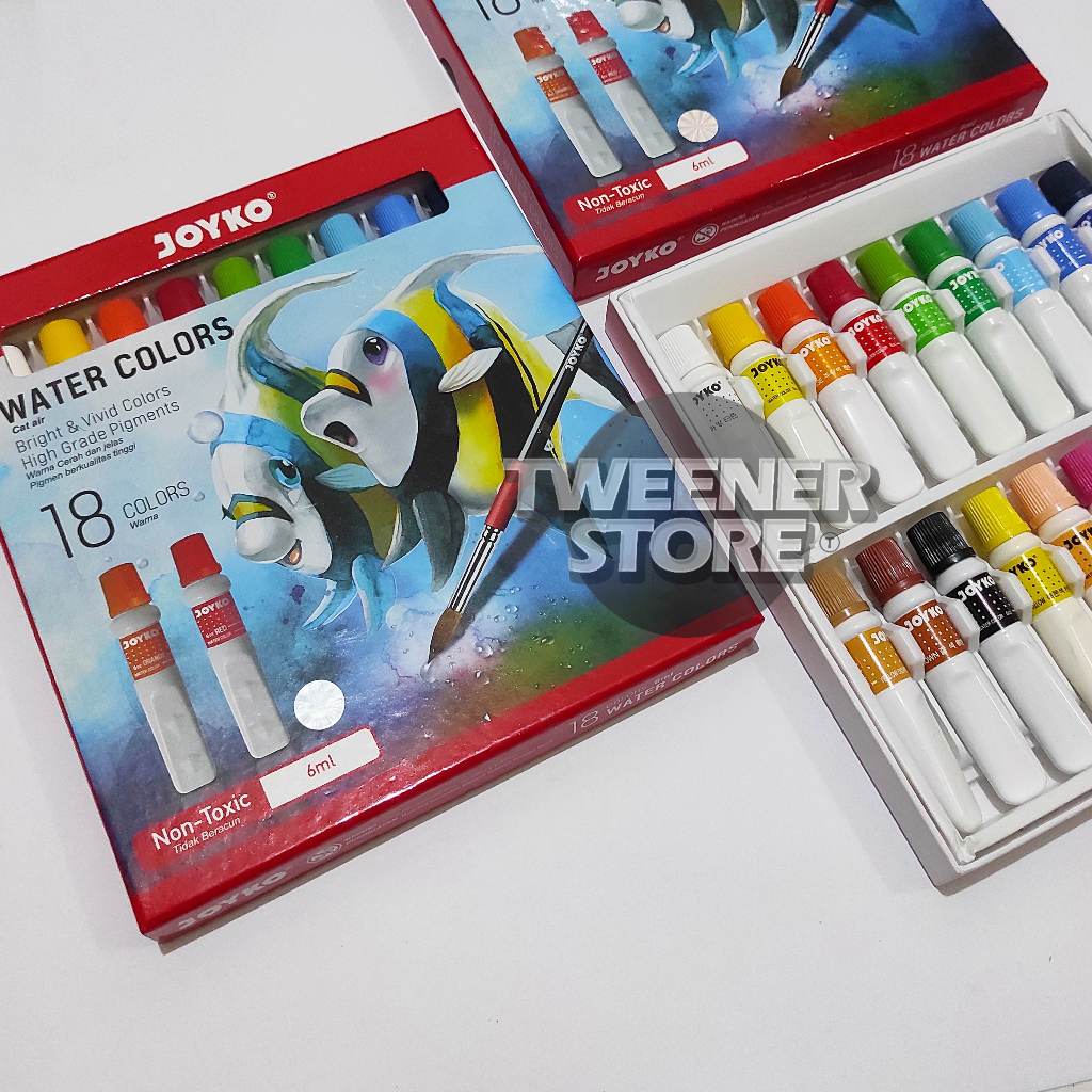 

JOYKO WATER COLOUR 18 WARNA CAT AIR
