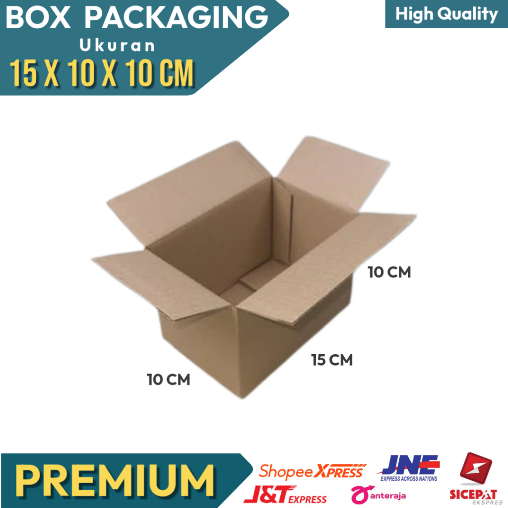 

KARTON BOX PACKAGING Bahan DUPLEX 15x10x10 CM
