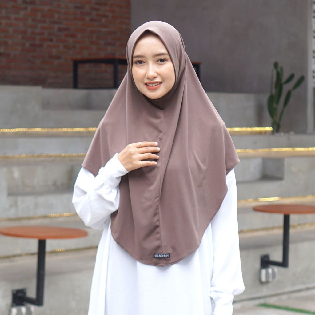 AGHNIA - Hijab Instan Venessla Softpad Bahan Stella Premium