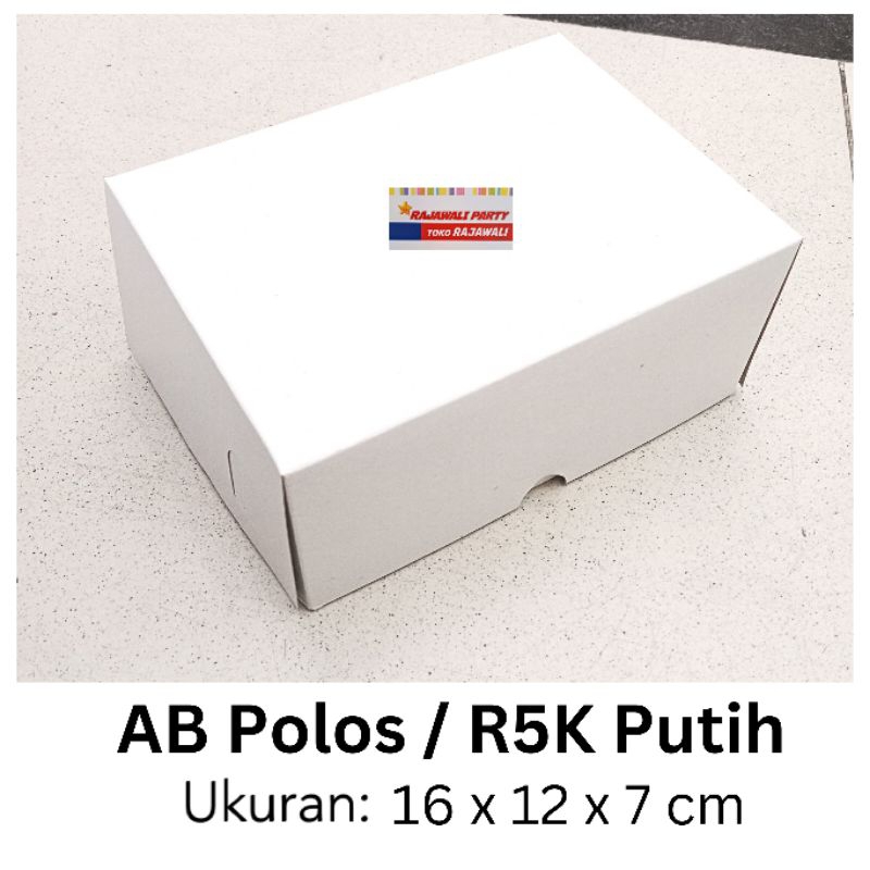 

Dus R5K Putih 310gr/Dus Putih 16x12x7/Dus Kue Hajatan/Dus Snack isi 4/Kardus Kue Putih/Kardus Kue R5K