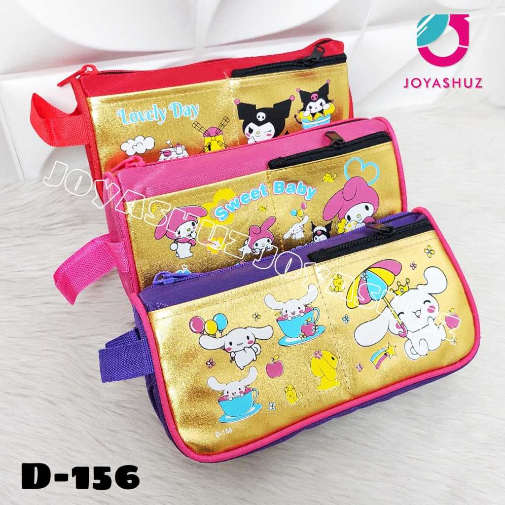 

Joyashuz - Tempat Pensil Karakter Sanrio Murah - Box Pensil Sanrio - Perlengkapan Sekolah - Pencase Kuromi - Cinnamoroll - Melody