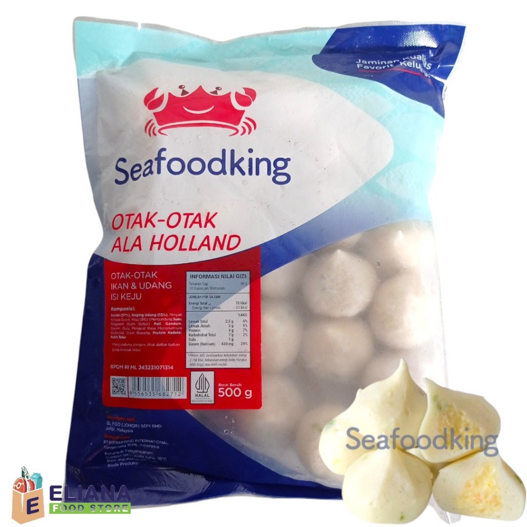 

Seafoodking Otak Otak Holland Isi Keju Krim Cream Cheese 500 GR
