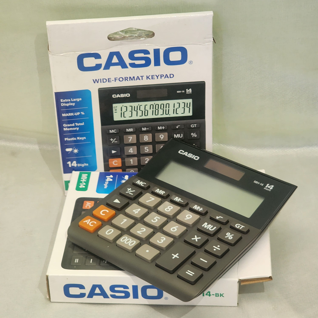 

Kalkulator CASIO 14 Digits | MH-14 | Kalkulator Besar