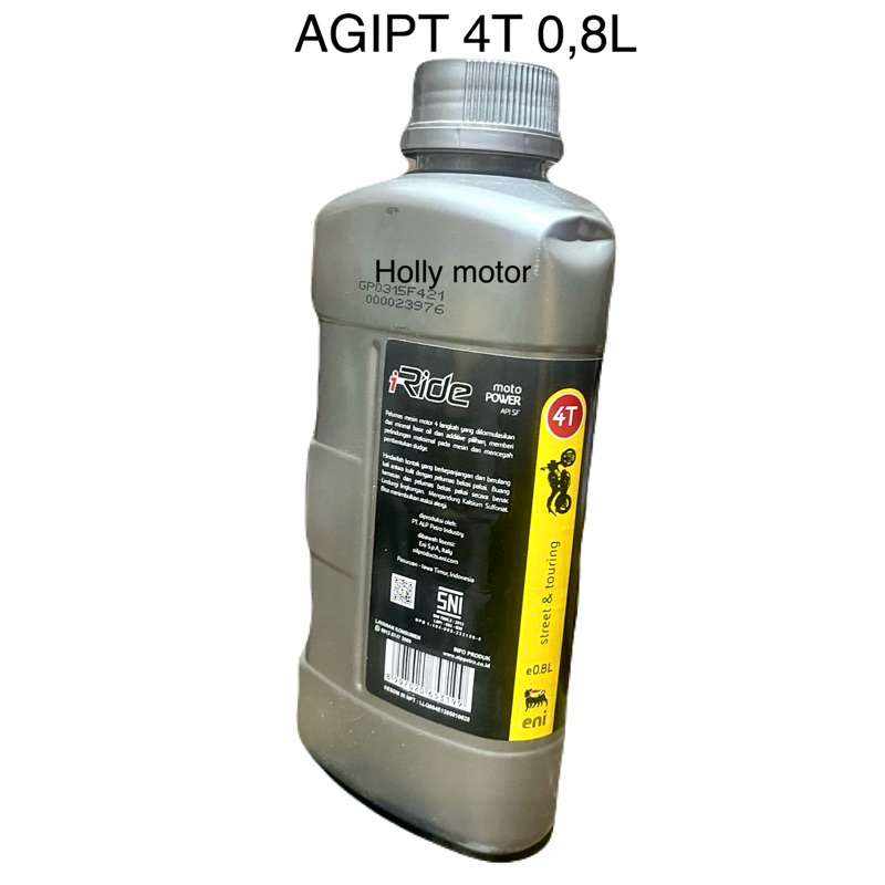 OLI MESIN AGIP ENI I-RIDE MOTO 4T 20W-50 0,8L AGIP OIL