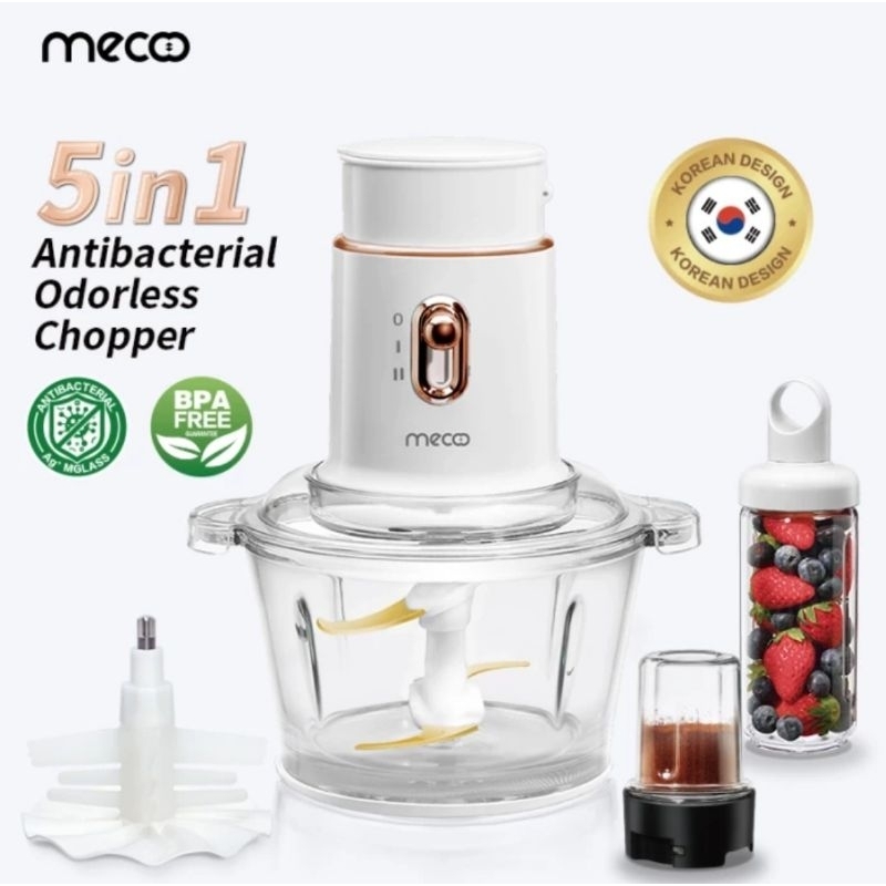mecco chopper  5 in 1 wn 103 penggiling daging bumbu