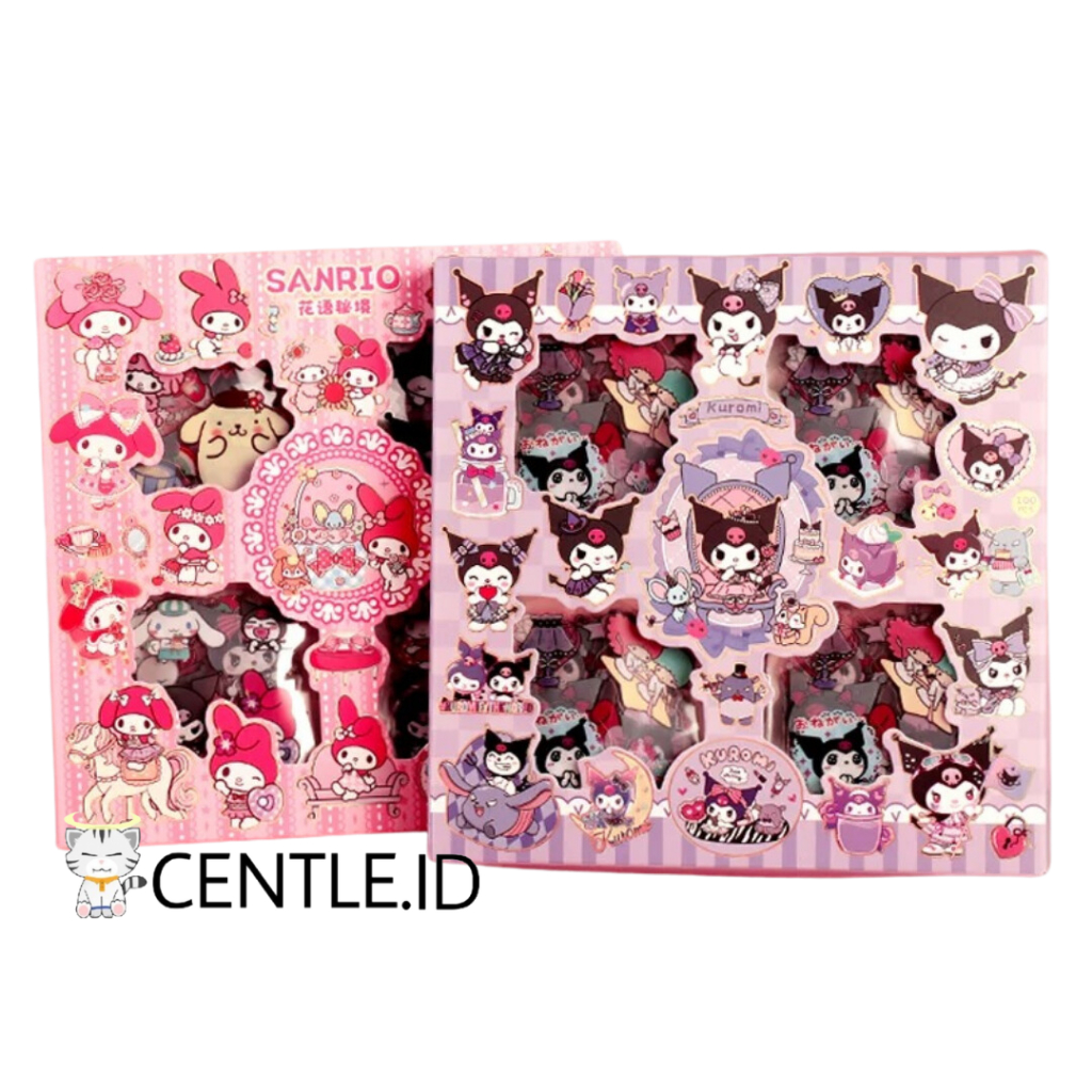 

STIKER 100 LEMBAR SANRIO ST-1194 STIKER WATERPROOF ISI 100 STIKER LUCU TERMURAH