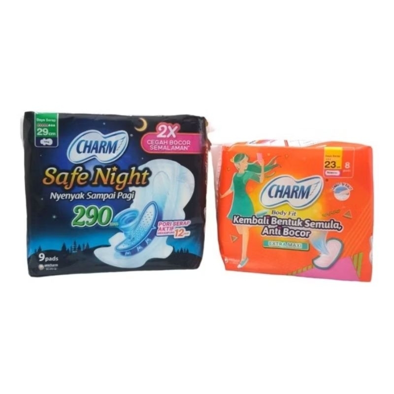 pembalut CHARM body fit 8 pads