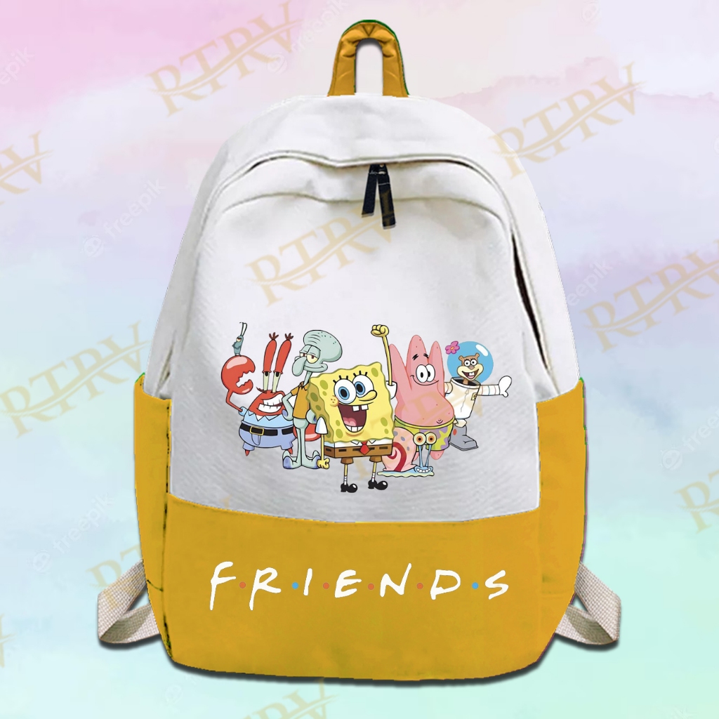 TAS RANSEL TAS SEKOLAH ANAK SPONGEBOB FRIENDS