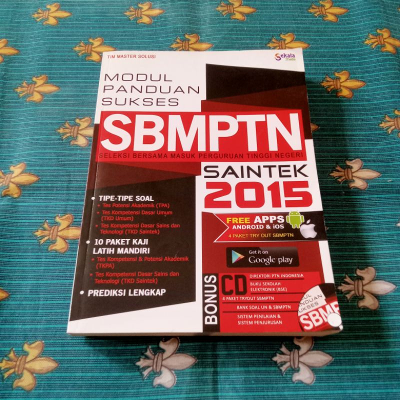 MODUL PANDUAN SUKSES SBMPTN SEINTEK 2015