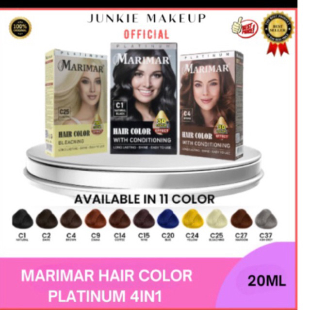 Cat Rambut Marimar | Semir Rambut Bleaching | Cat Rambut Tahan Lama / Pewarna Rambut