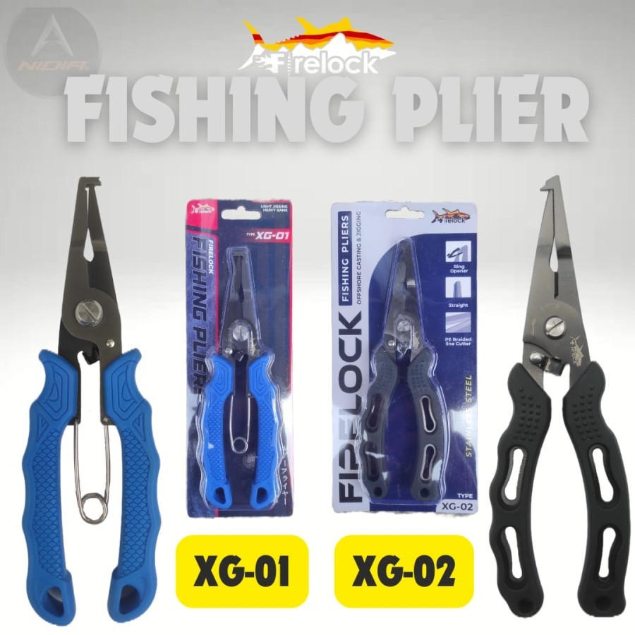 TANG PANCING FIRELOCK FISHING PLIERS | TANG SPLIT RING - PE LINE CUTTER - TANG MANCING CASTING & JIG
