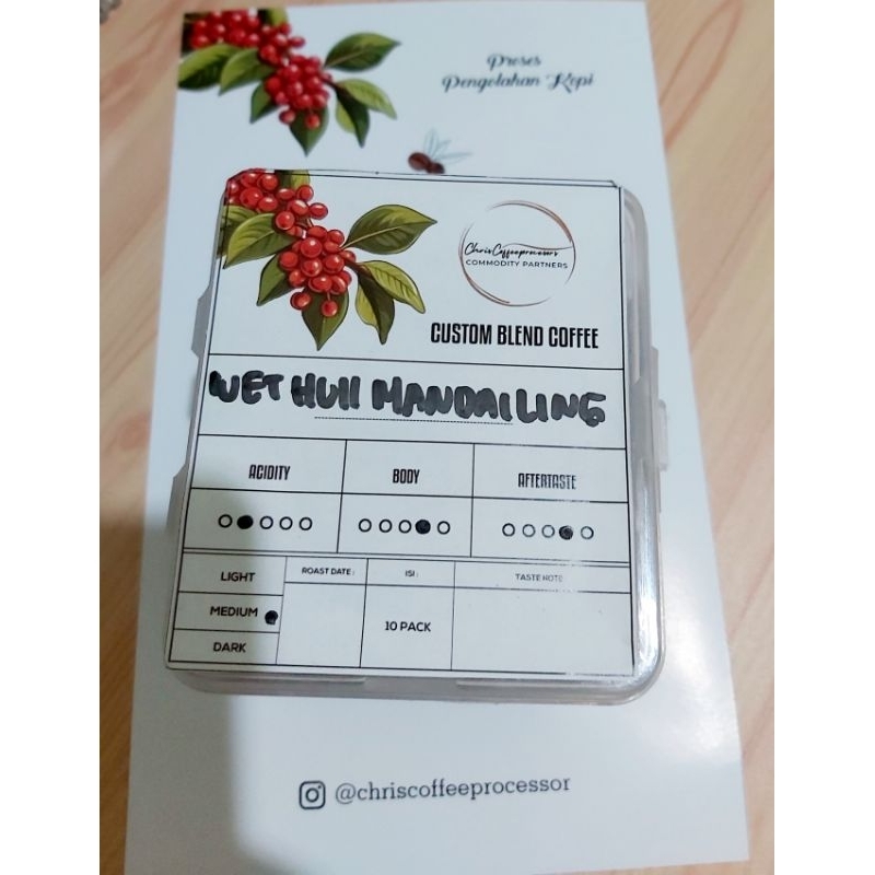 

KOPI ARABICA ROASTED SUMATERA MANDAILING