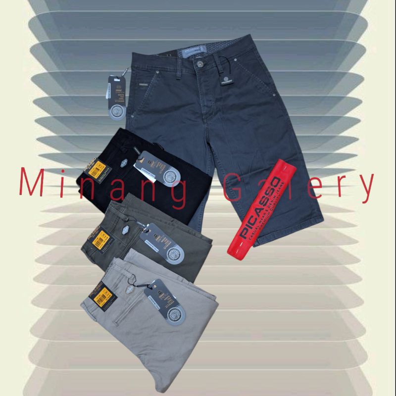 Celana Chino Pendek Pria Picasso ORIGINAL 100%