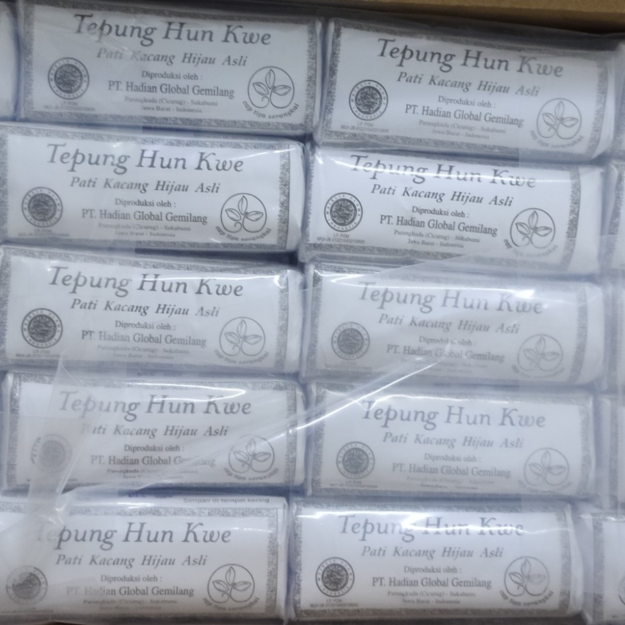 

Tepung Hunkwe Cap Tiga Serangkai 120g (1 carton isi 100pcs)